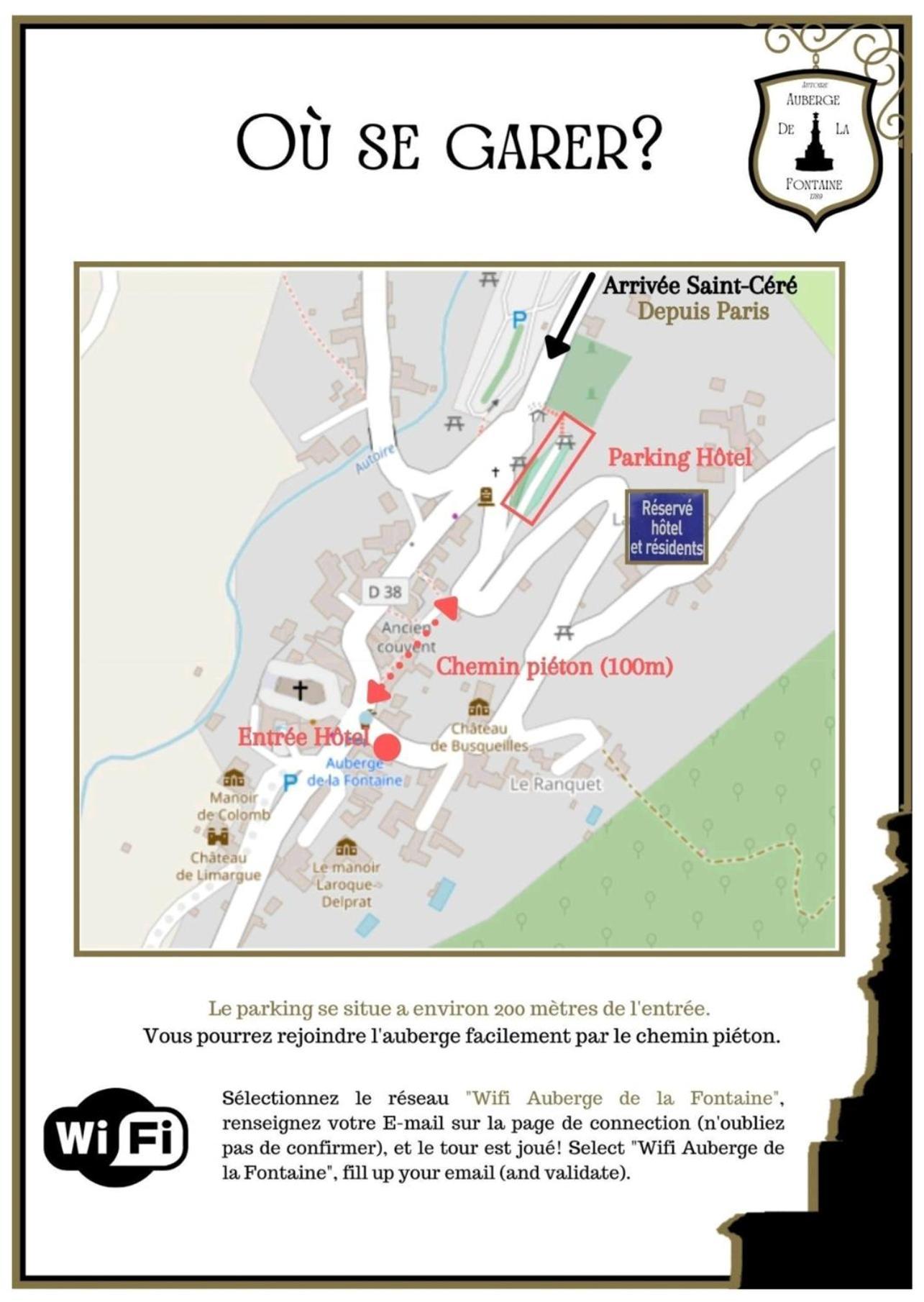 Les Appart'Hotels De La Fontaine Autoire Экстерьер фото